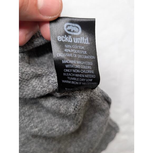 Ecko Unlimited Men's Waffle Long Sleeve Shirt - XL Gray - Picture 8 of 8